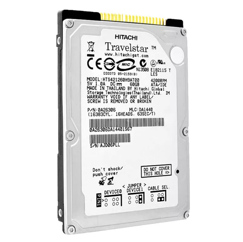 Жесткий диск Hitachi 0A26306 60Gb 4200 IDE 2,5" HDD