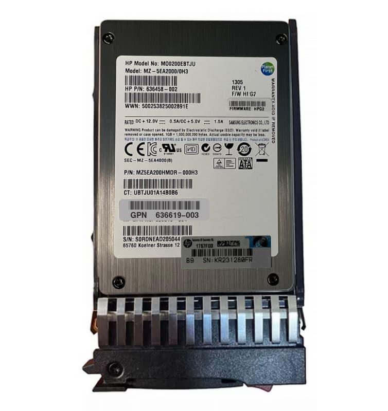 Жесткий диск HP 636619-003 200Gb SATAIII 2.5" SSD