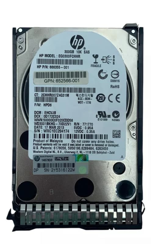 Жесткий диск HP 666355-001 300Gb 10000 SAS 2,5" HDD