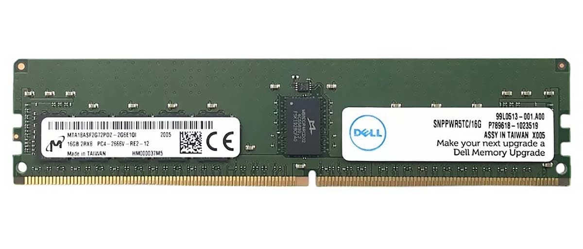 Оперативная память Dell SNPPWR5TC/16G 16Gb DDRIV