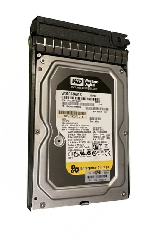 Жесткий диск HP WD5003ABYX-70WERA0 500Gb  SATAII 3,5" HDD