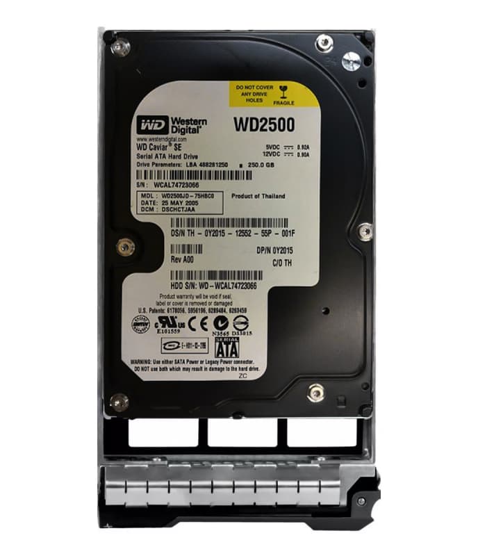 Жесткий диск Dell 0Y2015 250Gb SATAII 3,5" HDD