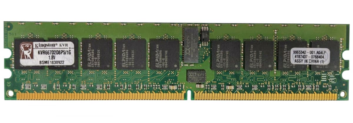 Оперативная память Kingston KVR667D2D8P5/1G DDRII 1024Mb