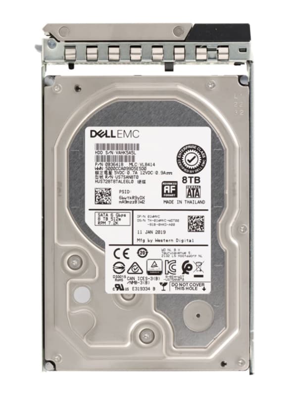 Жесткий диск Dell 1WMVC 8Tb SATAIII 3,5" HDD
