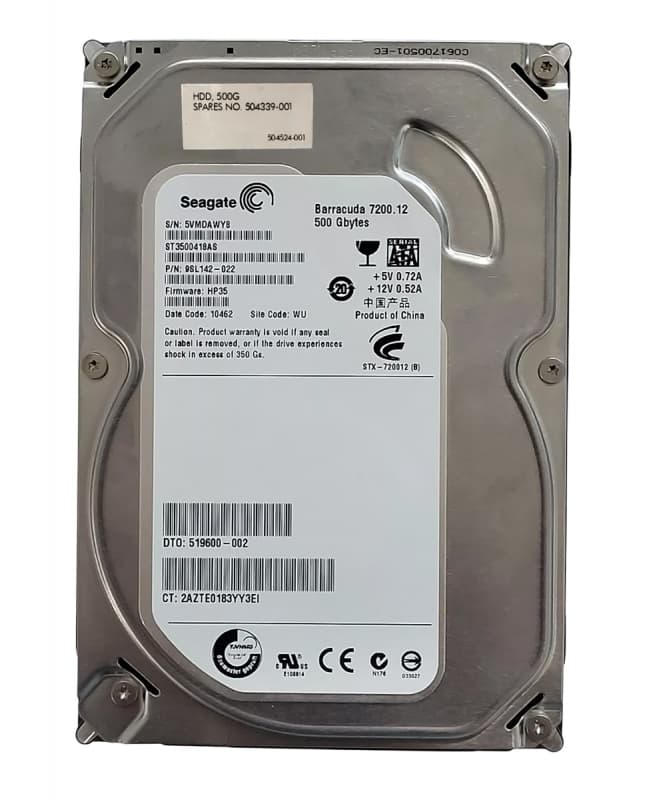 Жесткий диск HP 519600-002 500Gb SATAII 3,5" HDD