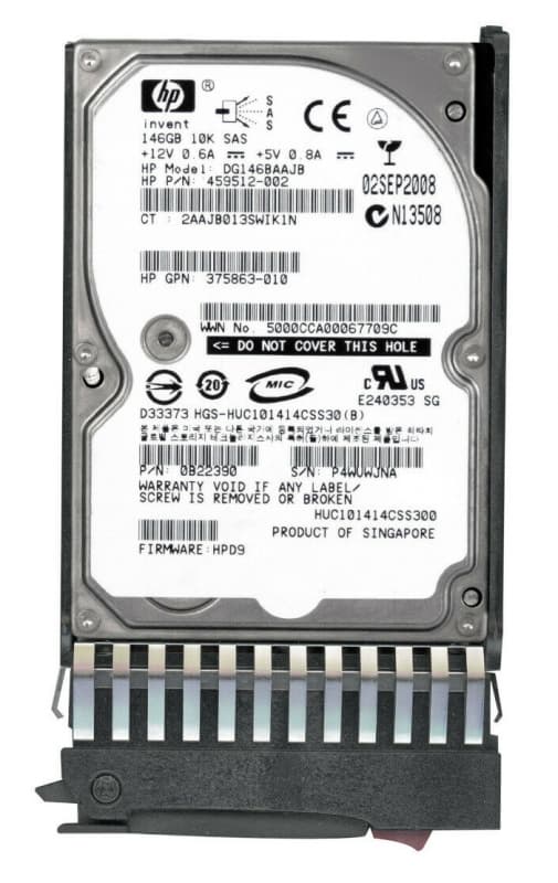 Жесткий диск HP 0B22390 146Gb 10000 SAS 2,5" HDD