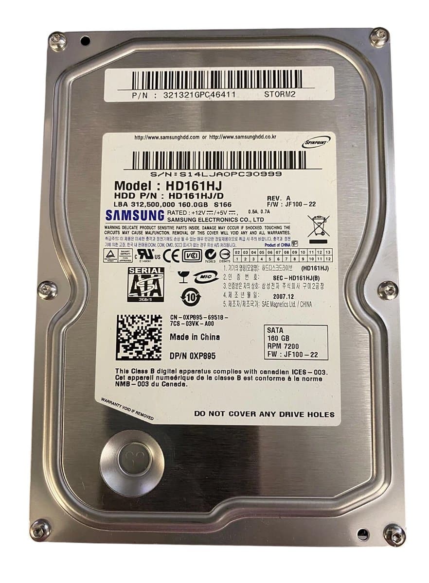 Жесткий диск Samsung 160Gb 7200 SATAII 3.5" HDD