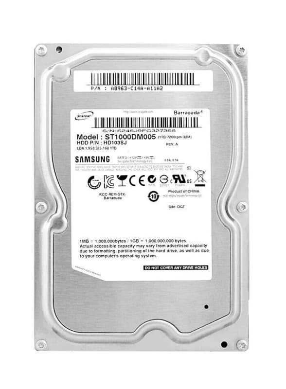 Жесткий диск Samsung ST1000DM005 1Tb 7200 SATAII 3.5" HDD
