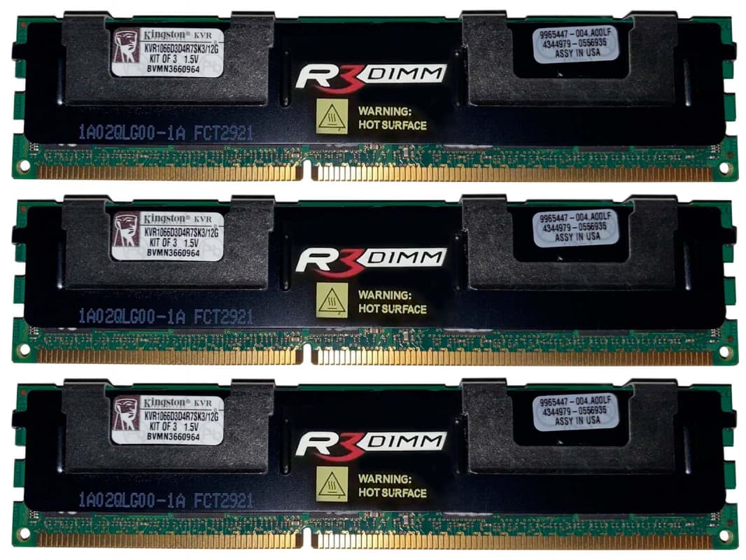 Оперативная память Kingston KVR1066D3D4R7SK3/12GI DDRIII 12Gb