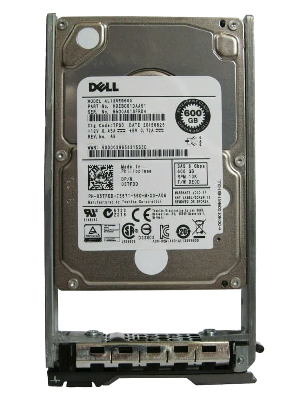 Жесткий диск Dell 400-AJPQ 600Gb  SAS 2,5" HDD