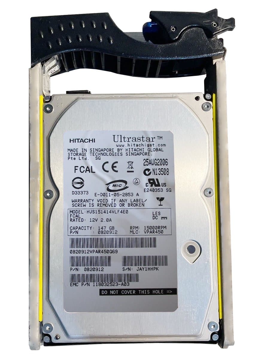 EMC 146Gb 15000 Fibre Channel 3.5" HDD 118032523-A03