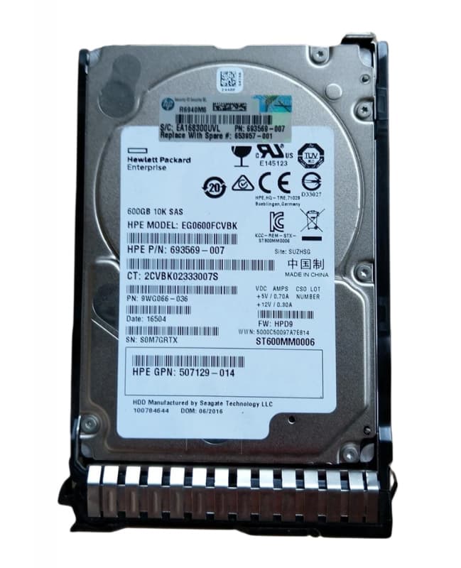 Жесткий диск HP 693569-007 600Gb SAS 2,5" HDD