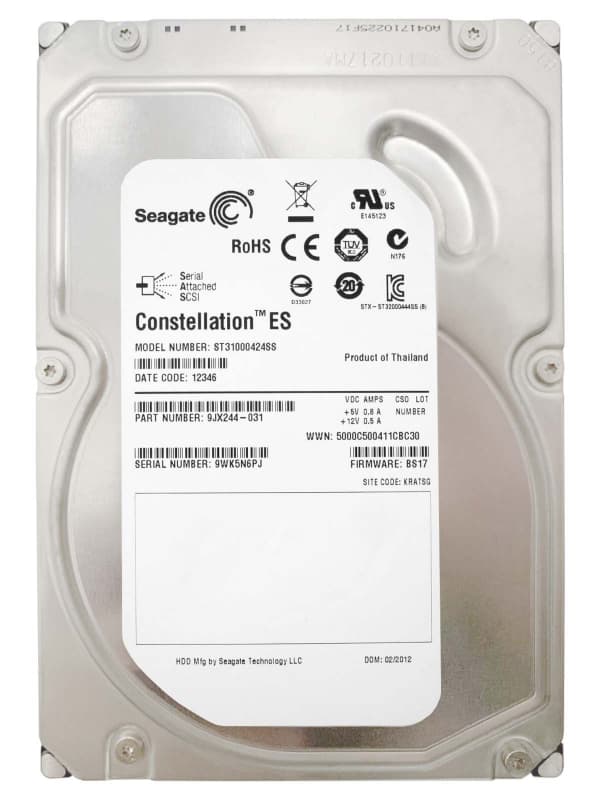 Жесткий диск Seagate 9JX244 1Tb  SAS 3,5" HDD