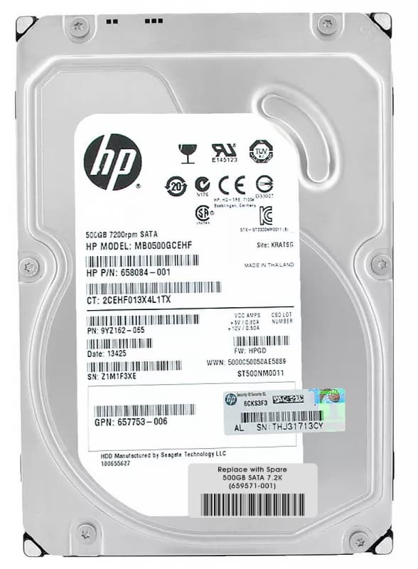 Жесткий диск HP 659571-001 500Gb SATAIII 3,5" HDD