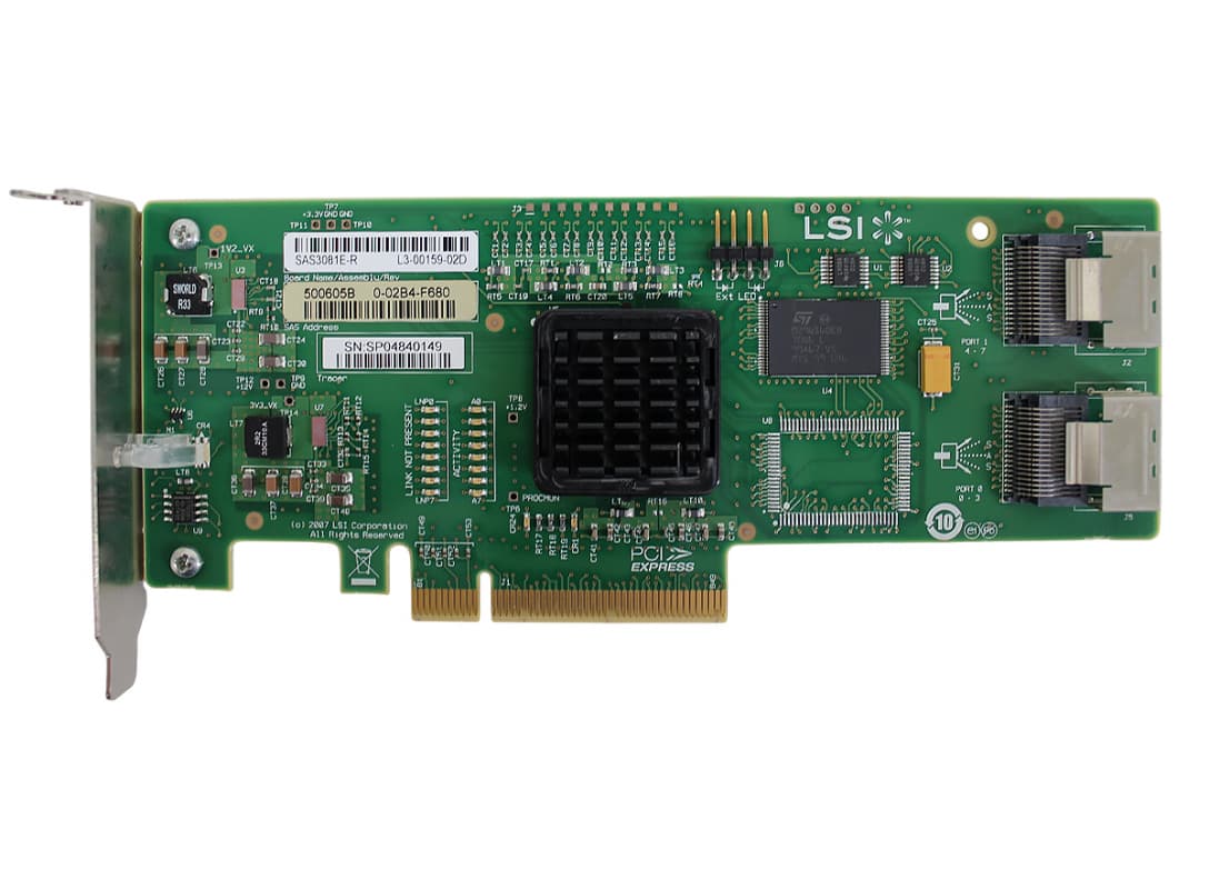 Контроллер LSI SAS3081E-R SAS/SATA