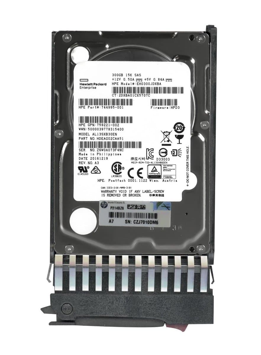 Жесткий диск HP 300Gb 15000 SAS 2.5" HDD HDEAG02CAA51