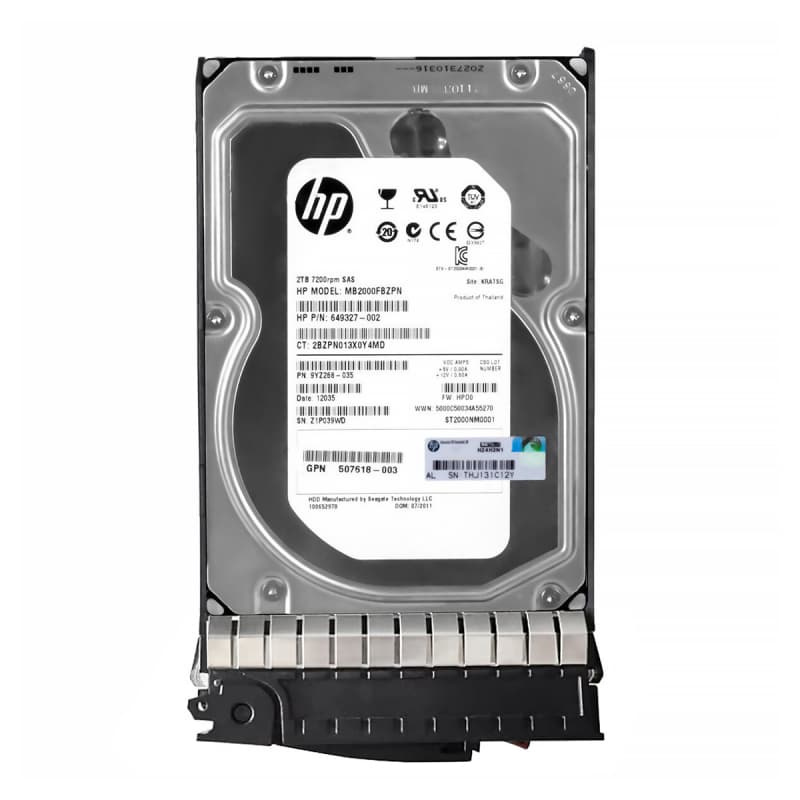 Жесткий диск HP 649327-002 2Tb  SAS 3,5" HDD