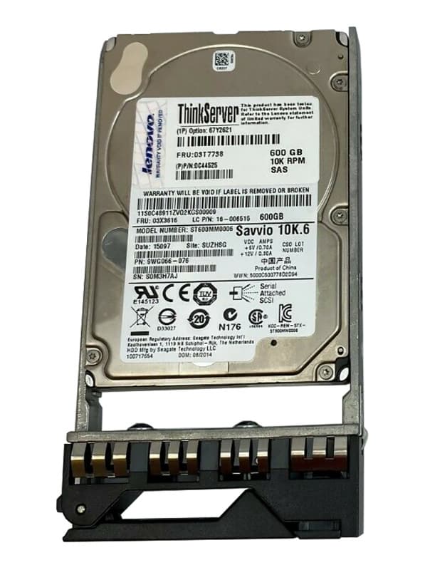 Жесткий диск Lenovo 03X3616 600Gb 10000 SAS 2,5" HDD