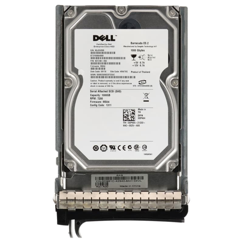 Жесткий диск Dell 1Tb 7200 SAS 3.5" HDD 0CP464
