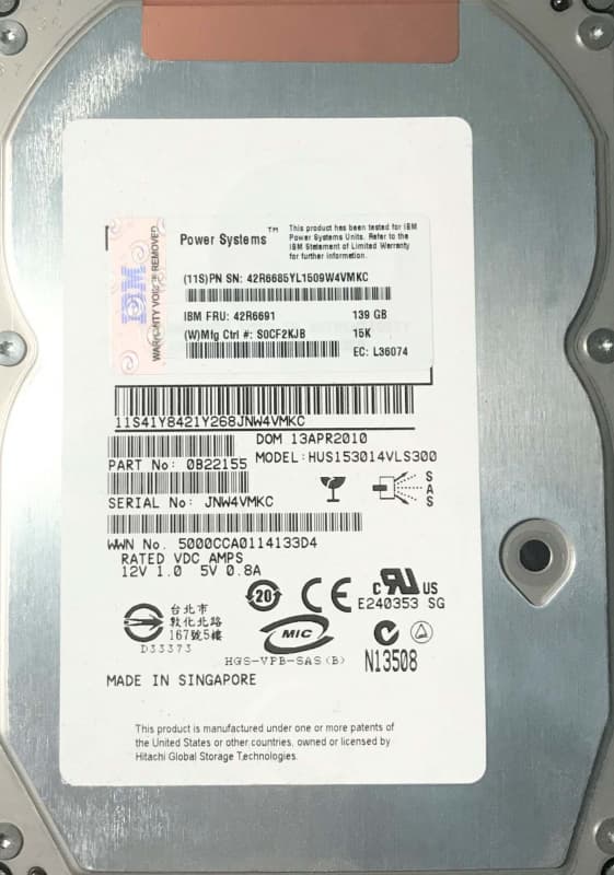 Жесткий диск IBM 42R6685 146Gb 15000 SAS 3,5" HDD