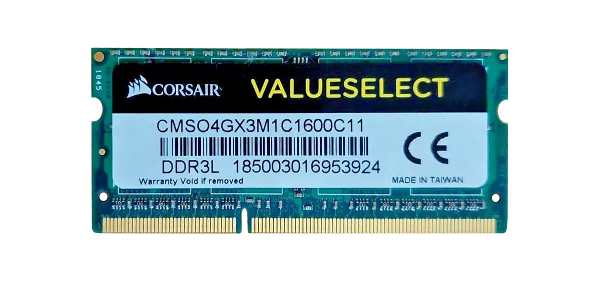 Оперативная память Corsair CMSO4GX3M1C1600C11 DDRIII 4Gb