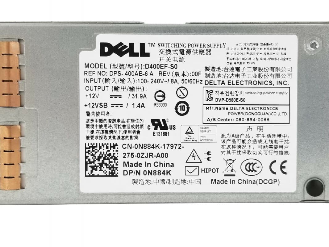 Резервный Блок Питания Dell N884K 400W