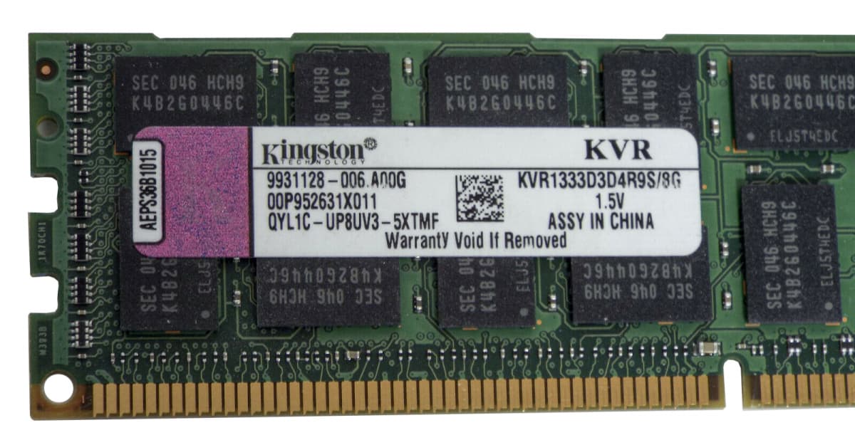 Оперативная память Kingston KVR1333D3D4R9S/8G DDRIII 8Gb