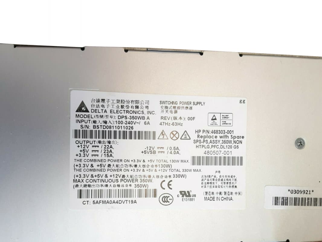 Блок Питания HP DPS-350WB A 350W