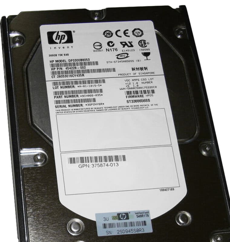 Жесткий диск HP 454228-002 300Gb  SAS 3,5" HDD
