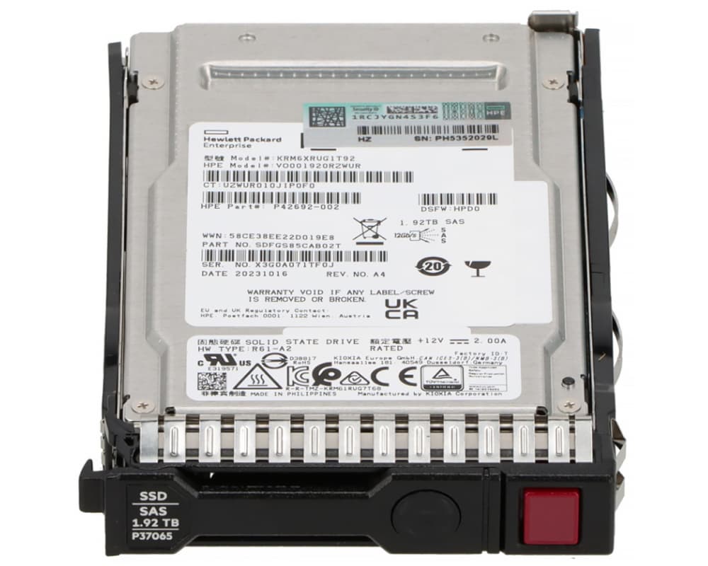 Жесткий диск HP P37065-001 1,92Tb SAS 2,5" SSD