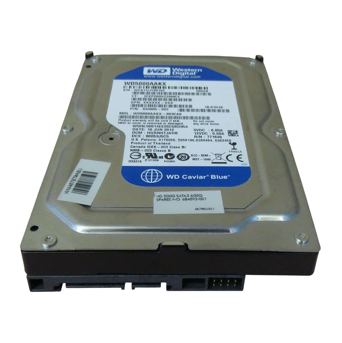 Жесткий диск HP 500Gb 7200 SATAIII 3.5" HDD  687982-001