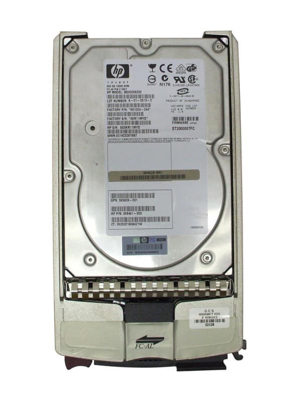Жесткий диск HP HITX5529297-A 300Gb  Fibre Channel  3,5" HDD