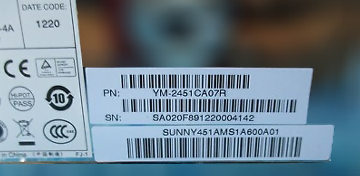 Резервный Блок Питания 3Y Power YM-2451CA07R 450W