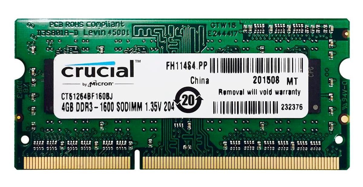 Оперативная память Crucial CT51264BF160BJ DDRIII 4Gb