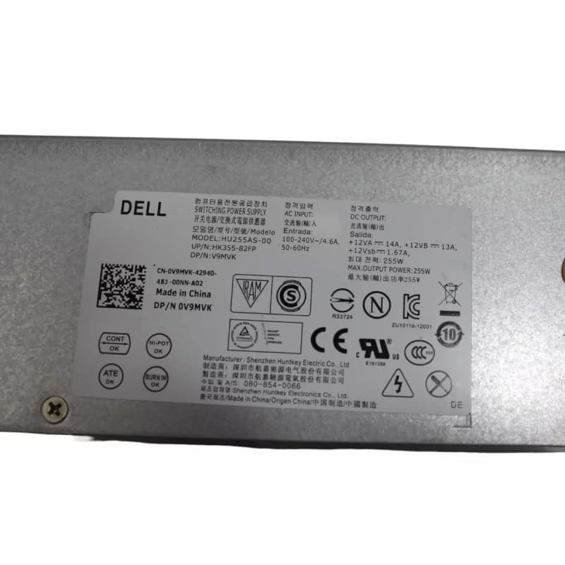 Блок Питания Dell V9MVK 255W