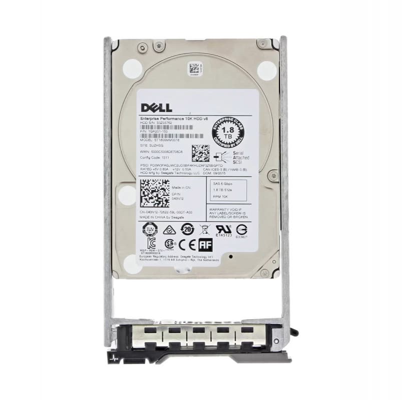 Жесткий диск Dell 043N12 1,8Tb SAS 2,5" HDD