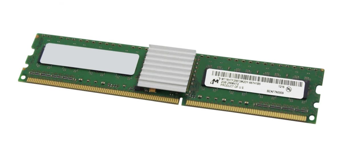 Оперативная память Micron MT18HTF25672M2DY-667H1B5 DDRII 2GB