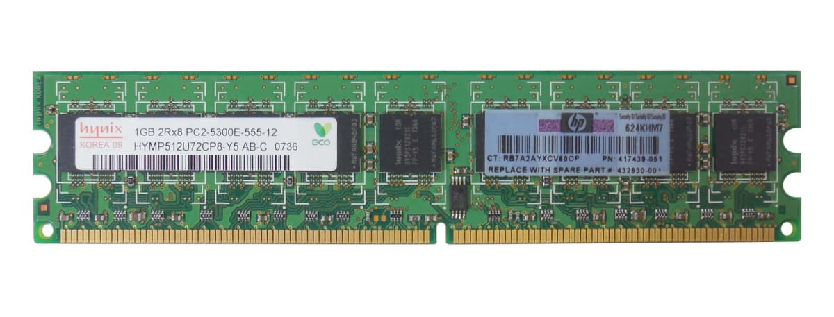 Оперативная память HP 417439-051 DDRII 1Gb