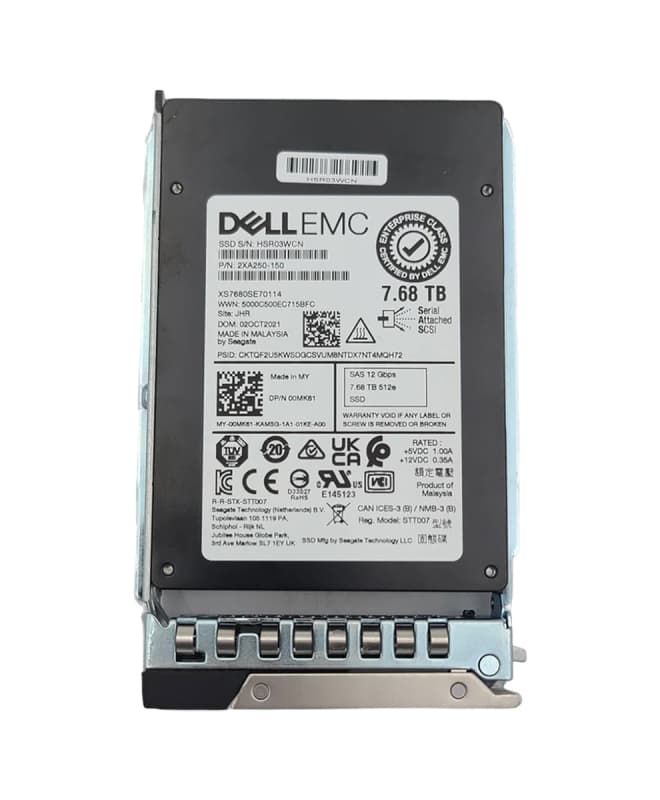 Жесткий диск Dell 0MK61 7.68TB SAS 2,5" SSD