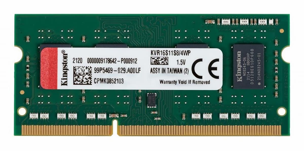 Оперативная память Kingston KVR16S11S8/4WP DDRIII 4Gb