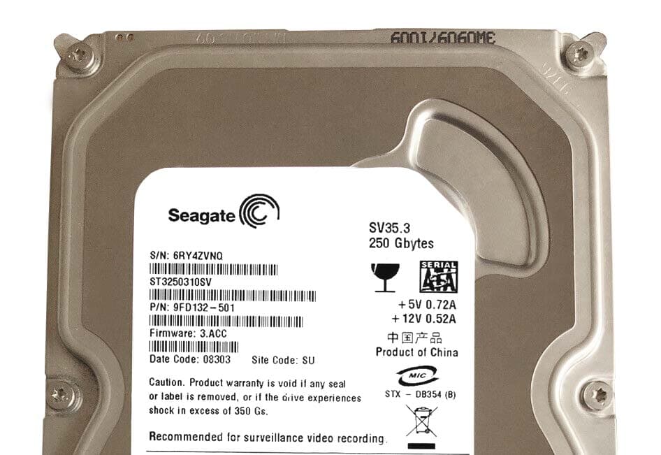 Жесткий диск Seagate 9FD132 250Gb  SATAII 3,5" HDD