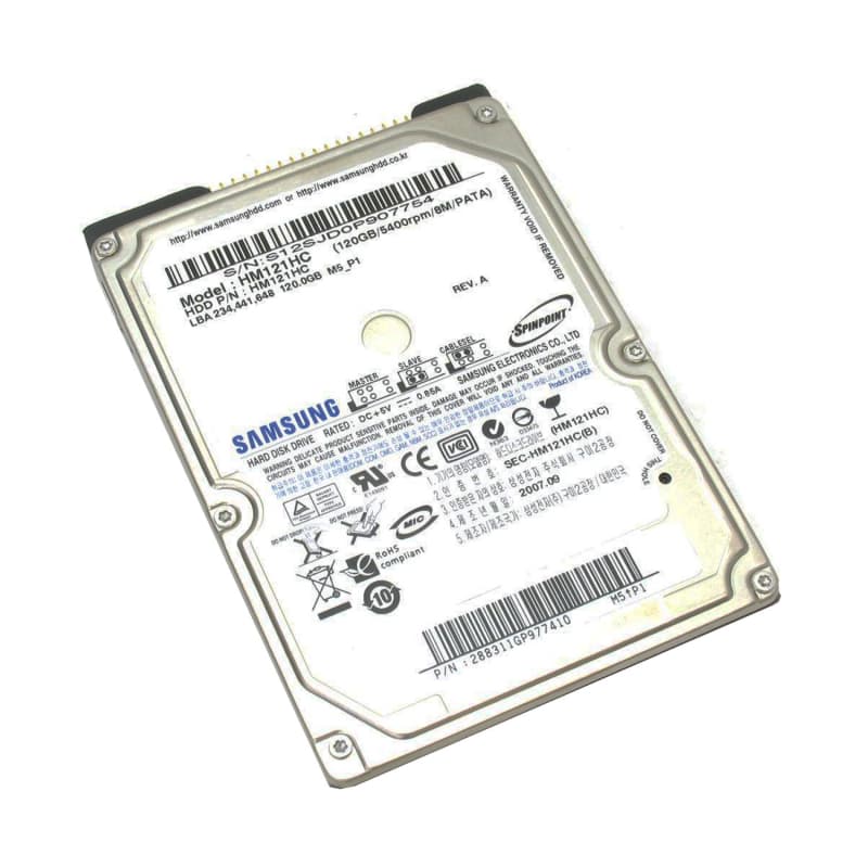 Жесткий Диск Samsung HM121HC 120Gb IDE 2,5" HDD