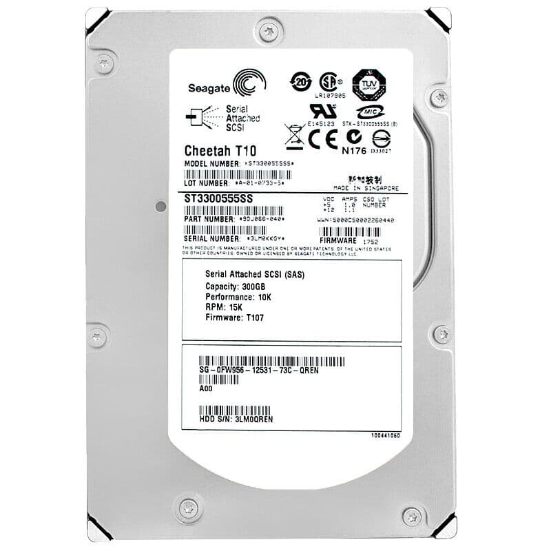 Жесткий диск Seagate 9DJ066 300Gb  SAS 3,5" HDD