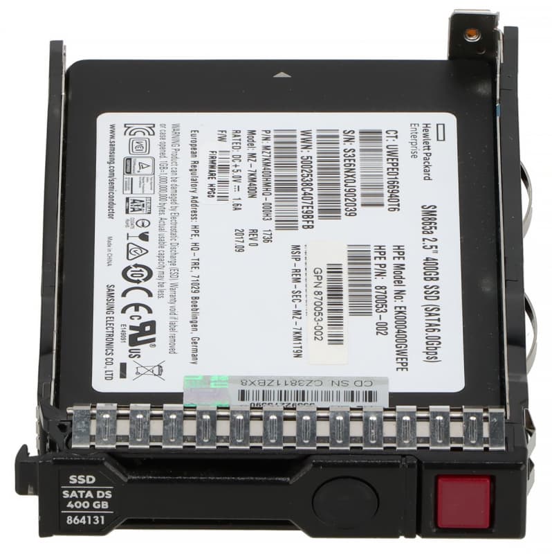Жесткий диск HP 863728-B21 400Gb  SATAIII 2,5" SSD