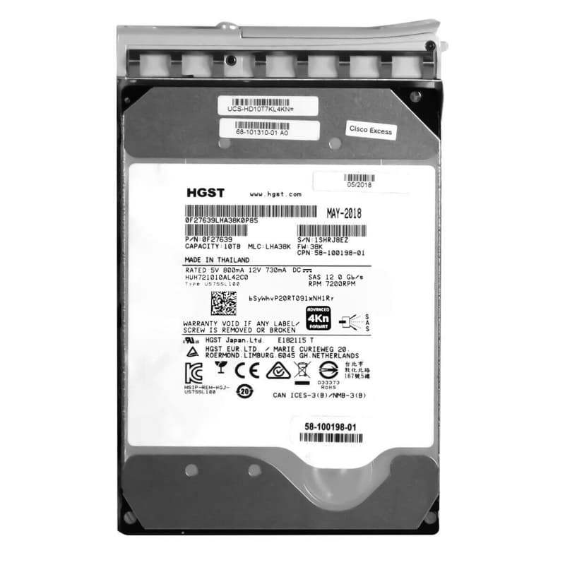 Жесткий Диск Cisco 0F27639 10Tb SAS 3,5" HDD