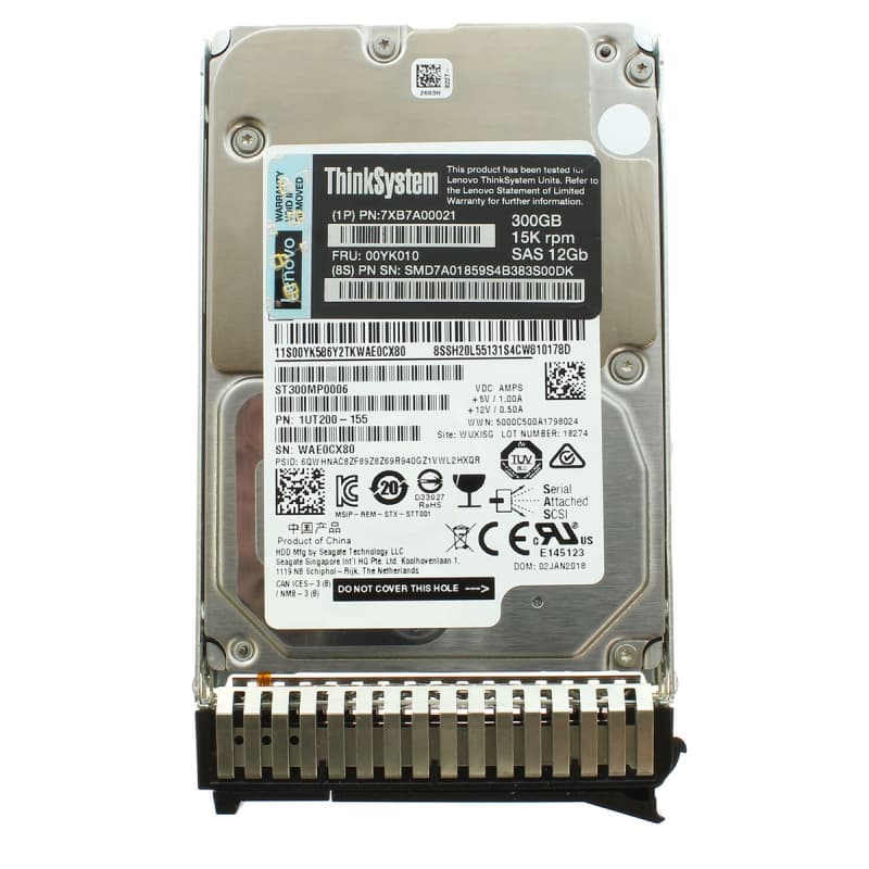 Жесткий диск Lenovo 00YK010 300Gb SAS 2,5" HDD