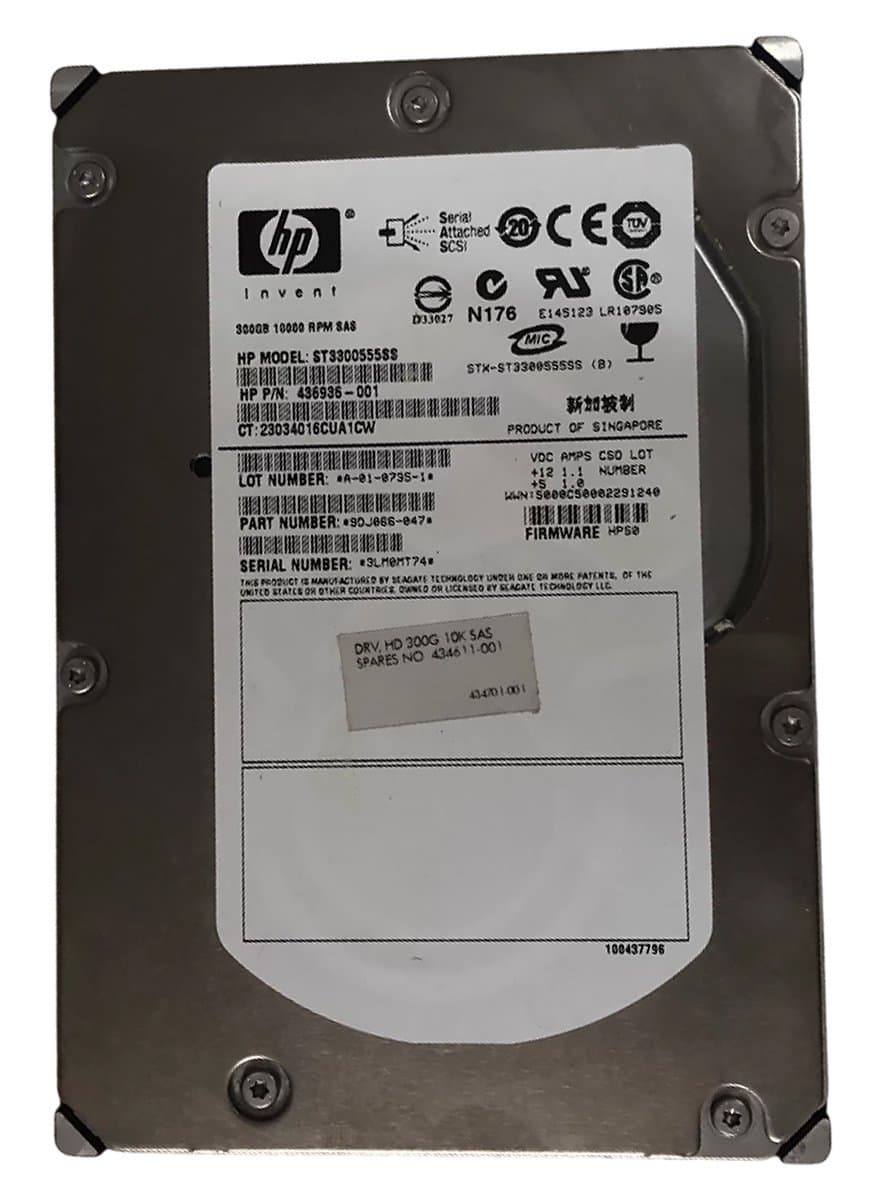 Жесткий диск HP 146Gb 10000 SAS 3.5" HDD 434701-001