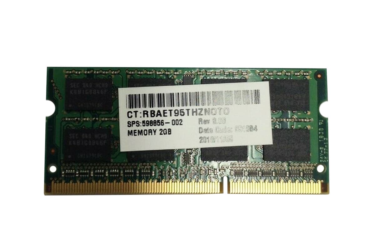 Оперативная память HP 598856-002 DDRIII 2GB