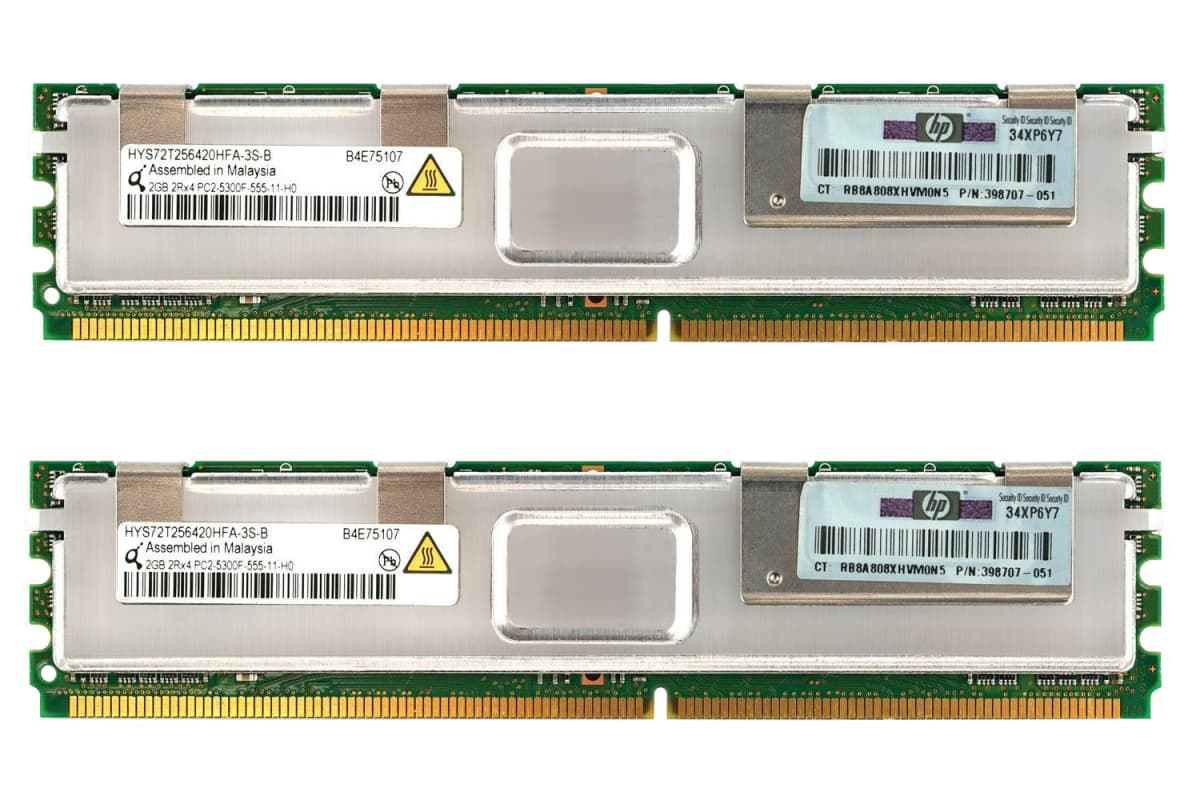 Оперативная память HP 397413-B21 DDRII 4Gb