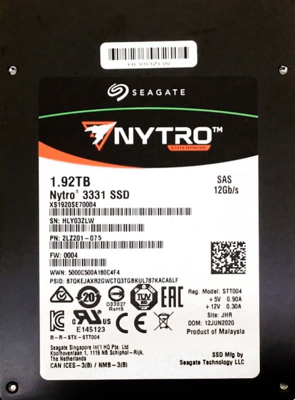 Жесткий диск HP MSA S2E44A 1.92Tb SAS 2,5" SSD